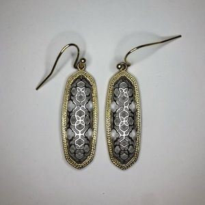Silver & Gold Kendra Scott Brenden Earrings